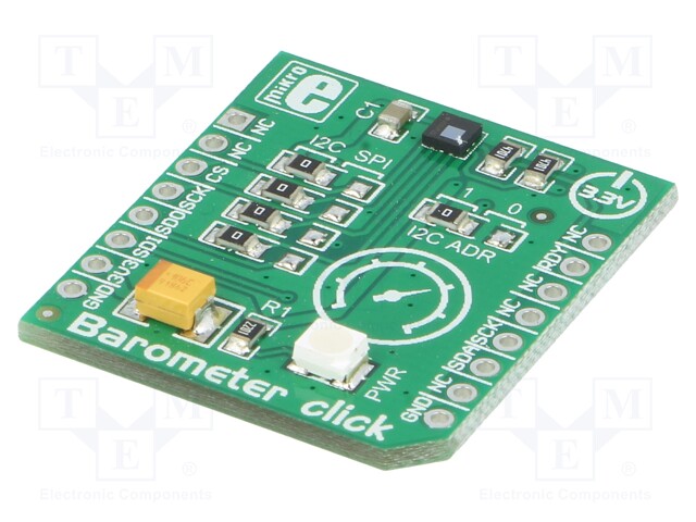 Click board; pressure sensor; I2C,SPI; LPS25HB; 3.3VDC