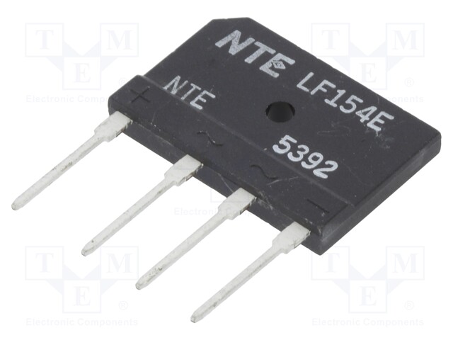 Single-phase bridge rectifier; Urmax: 600V; If: 35A; Ifsm: 300A