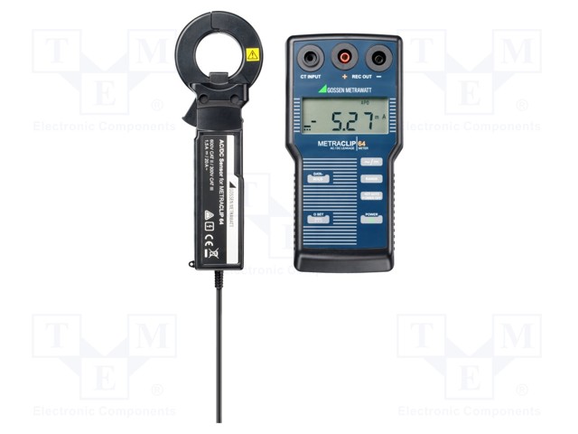 AC/DC digital clamp meter; Øcable: 30mm; LCD (2000); 280g