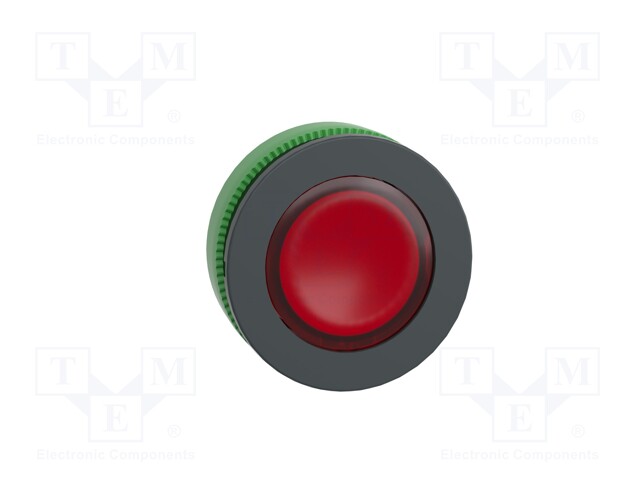 Indicator Lens, Red, Round, 30 mm, Pilot Light Head