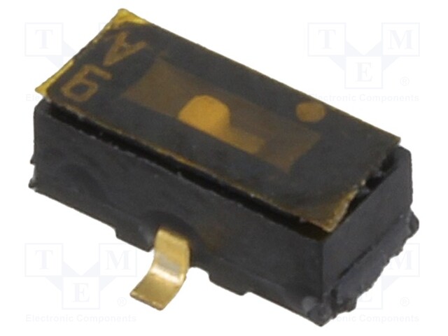 Switch: slide; Pos: 2; SPDT; 0.1A/6VDC; ON-ON; Mounting: SMT