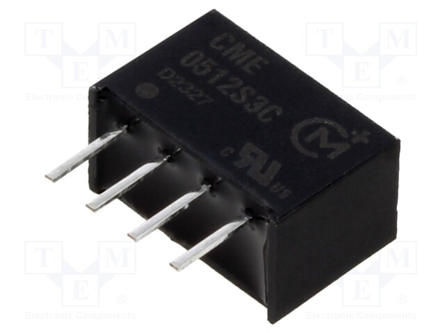 Converter: DC/DC; 0.75W; Uin: 4.5÷5.5V; Uout: 12VDC; Iout: 63mA; SIP