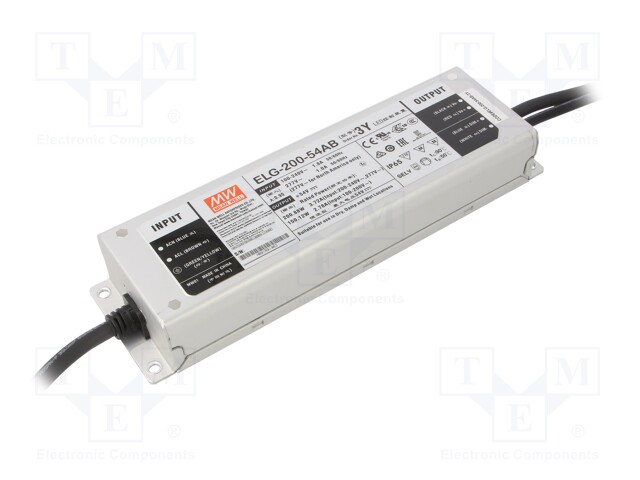 Power supply: switched-mode; LED; 200.88W; 54VDC; 50÷57VDC; IP65