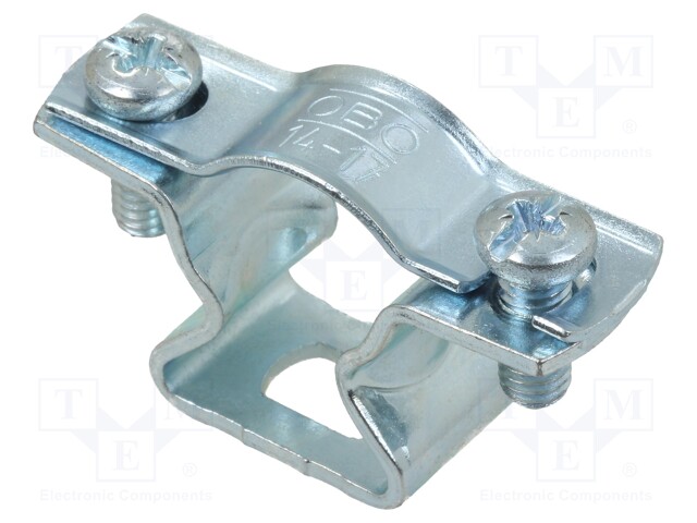 T-bolt clamp; 14÷17mm; steel; Plating: zinc; V: industrial