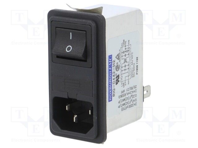 Connector: AC supply; socket; male; 4A; 250VAC; IEC 60320; -25÷85°C