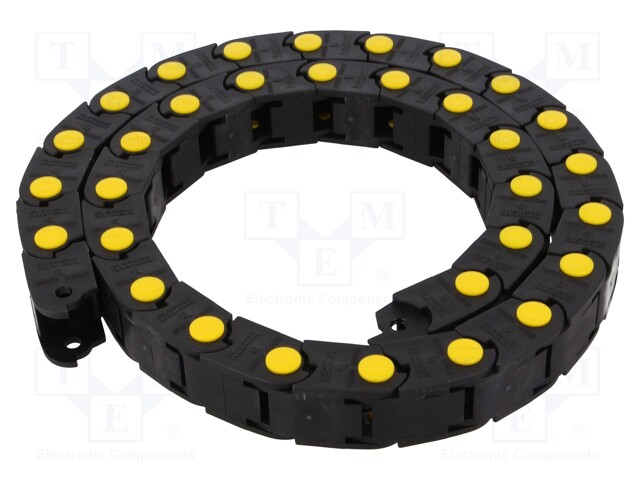 Cable chain; Series: Medium; Bend.rad: 80mm; L: 990mm