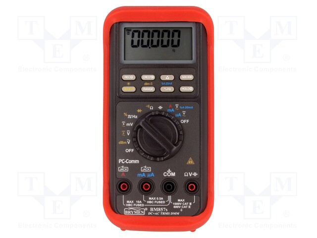 Digital multimeter; LCD (50000); Bargraph: 42segm.60x/s; 5x/s