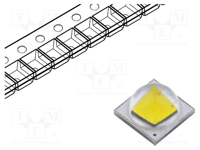 Power LED; white neutral; 120°; 700÷3000mA; Pmax: 10.05W; 273lm