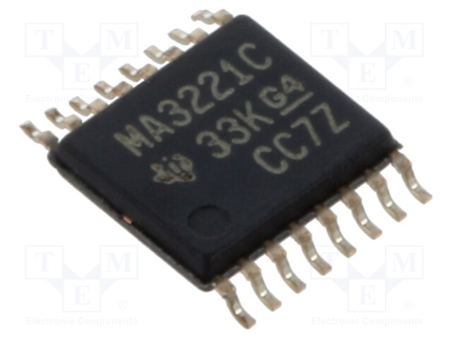 IC: interface; transceiver; RS232; 250kbps; TSSOP16; 3÷5.5VDC