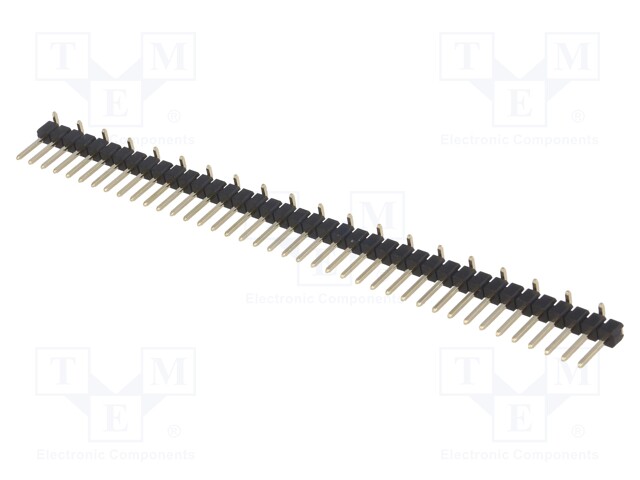 Pin header; pin strips; male; PIN: 40; vertical; 2.54mm; SMT; 1x40