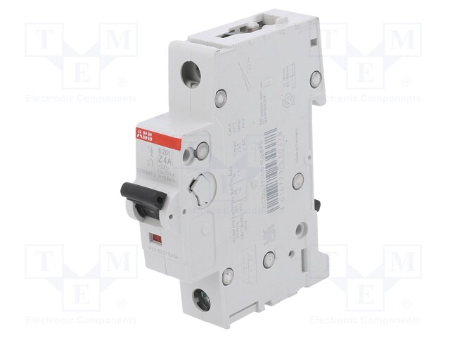 Circuit breaker; DIN; Charact: Z; 6kA; IP20; 0.75÷25mm2