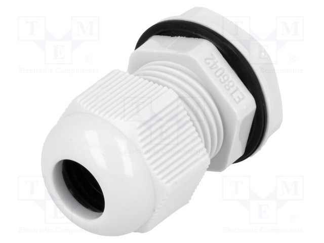 Cable gland; PG11; IP68; Mat: polyamide; grey; UL94V-2; 15.4mm