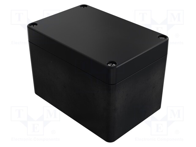 Enclosure: multipurpose; X: 75mm; Y: 110mm; Z: 75mm; polyester; black