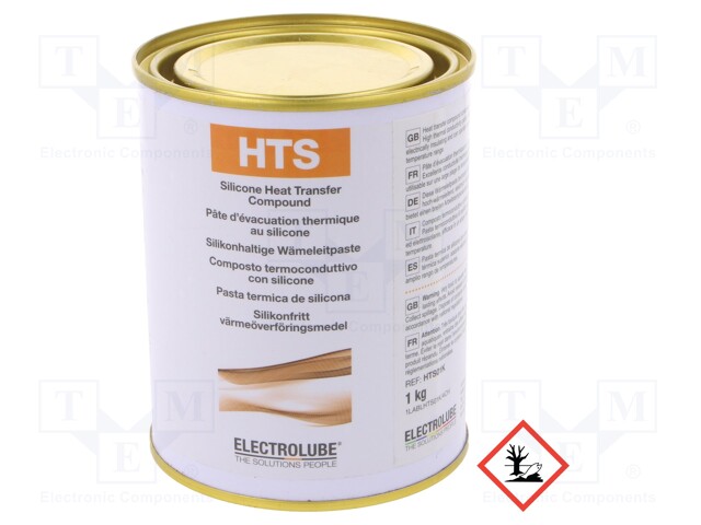 Heat transfer paste; white; silicon based; 1kg; 0.9W/mK