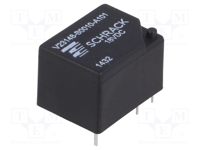 Relay: electromagnetic; SPDT; Ucoil: 18VDC; 7A/250VAC; 7A/24VDC; 7A