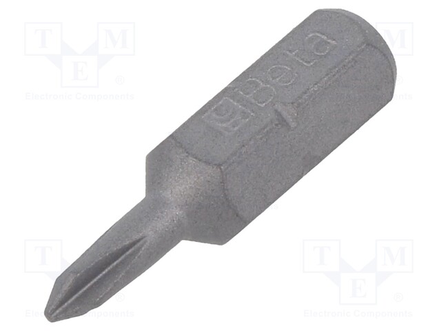 Screwdriver bit; Phillips; PH0; Overall len: 25mm