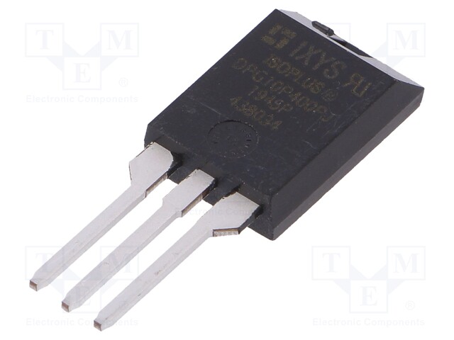 Diode: rectifying; THT; 400V; 10A; Package: tube; ISOPLUS220™; 45ns