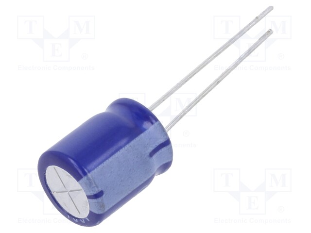 Capacitor: electrolytic; THT; 6.8uF; 400VDC; Ø10x12.5mm; ±20%