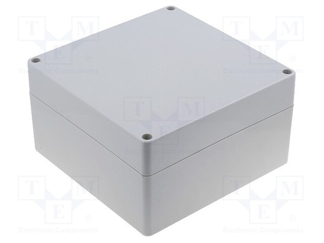 Enclosure: multipurpose; X: 160mm; Y: 160mm; Z: 90mm; ABS; grey; IP65