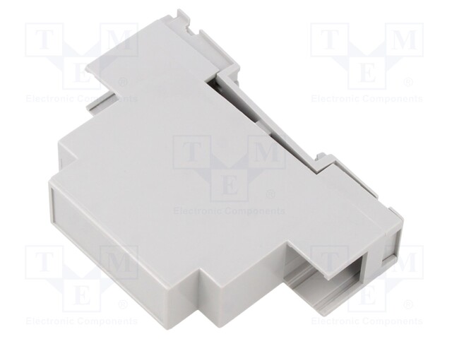 Enclosure: for DIN rail mounting; light grey; No.of mod: 1