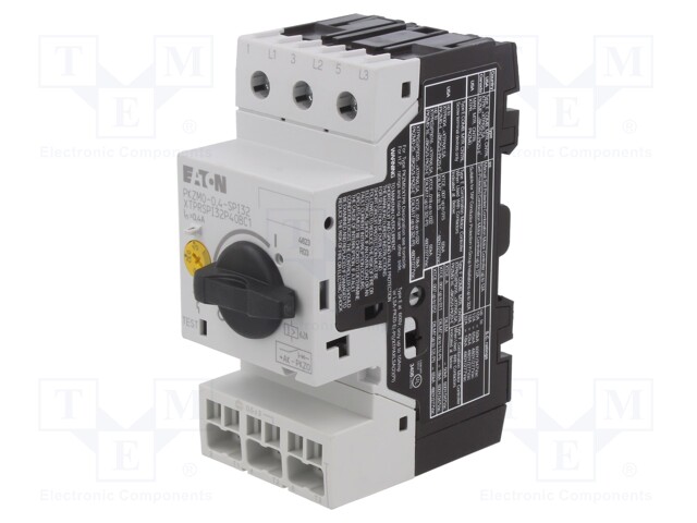 Motor breaker; 0.09kW; 220÷690VAC; for DIN rail mounting; IP20