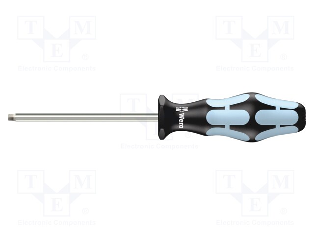 Screwdriver; square; #1; Blade length: 80mm; Overall len: 178mm