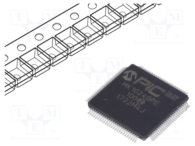 PIC microcontroller; Memory: 1024kB; SRAM: 256kB; 2.2÷3.6VDC; SMD