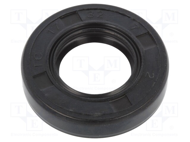 Oil seal; NBR; D: 7mm; -40÷100°C; Shore hardness: 70; Øhole: 32mm