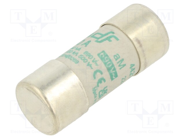 Fuse: fuse; aM; 40A; 690VAC; ceramic,cylindrical,industrial