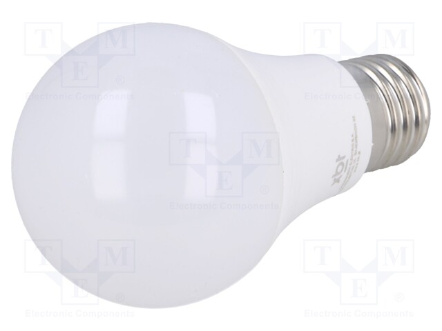 LED lamp; warm white; E27; 230VAC; 380lm; 5W; 150°; 3000K; CRImin: 80