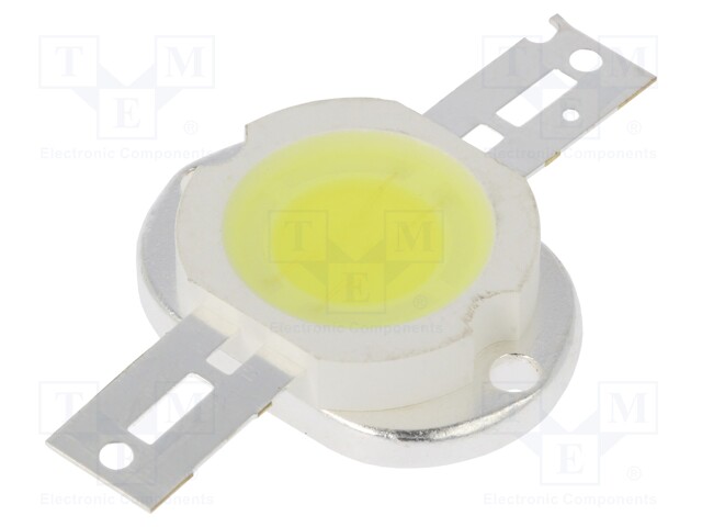 Power LED; COB; white cold; 140°; 500mA; P: 5W; 350÷410lm; 8.7÷11.4V