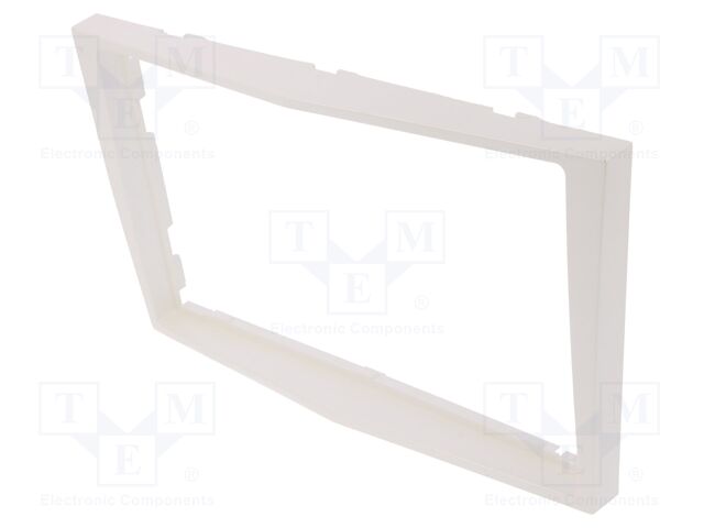 Radio frame; Opel; 2 DIN; white (pearl)