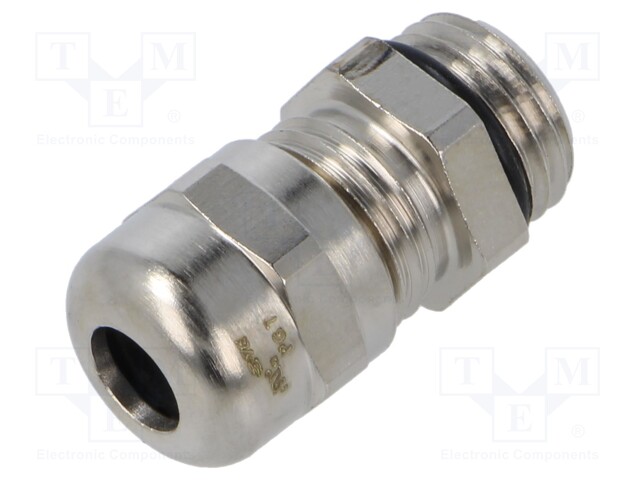 Cable gland; without nut; PG7; IP68; Mat: brass; Entrelec