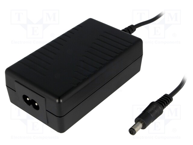 Power supply: switched-mode; 3.3VDC; 2.18A; Out: 5,5/2,1; 7.2W