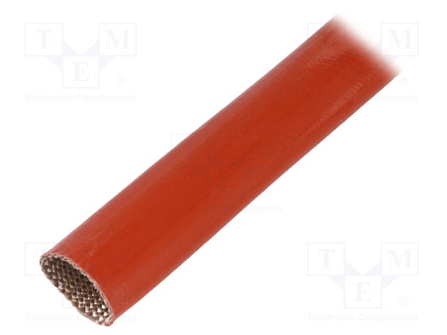 Insulating tube; Mat: glass fibre coated  with silicone rubber