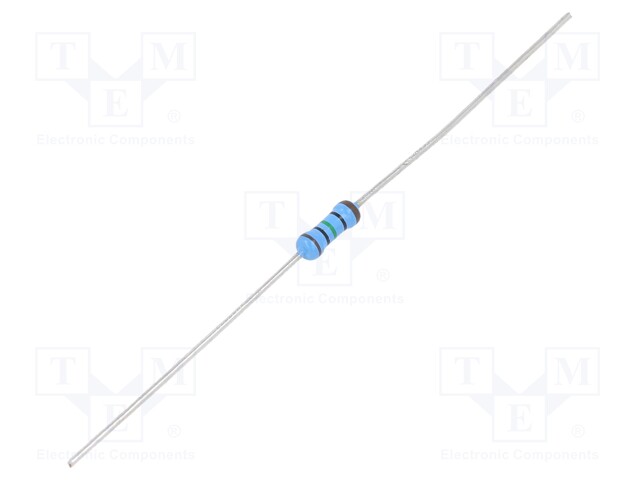 Resistor: thin film; THT; 105Ω; 600mW; ±5%; Ø2.5x6.5mm; 50ppm/°C