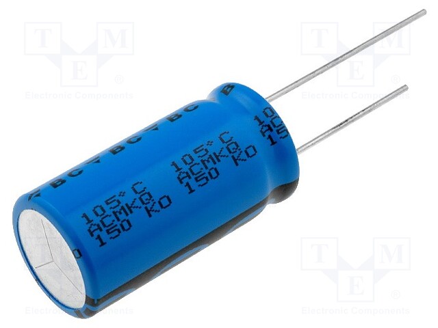 Capacitor: electrolytic; low impedance; THT; 1000uF; 63VDC; ±20%