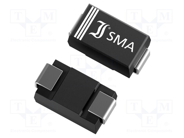 Diode: rectifying; SMD; 200V; 1A; 35ns; Package: reel,tape; SMA