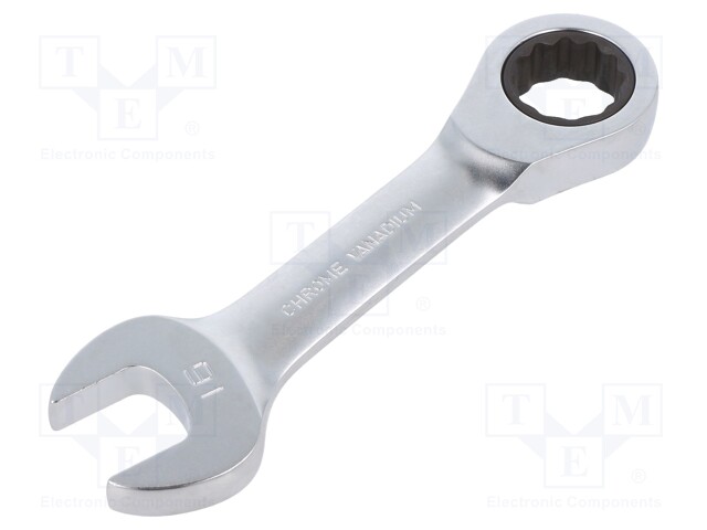 Wrench; combination spanner,with ratchet; 16mm; L: 123mm