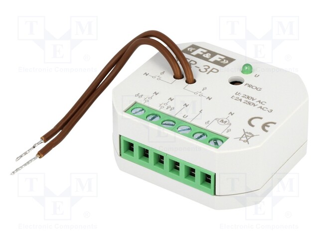 Blinds controller; IP20; 100÷265VAC; in mounting box; -15÷50°C