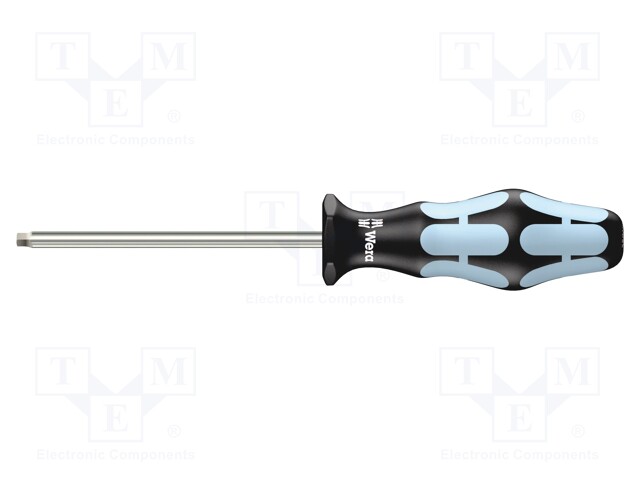 Screwdriver; square; #2; Blade length: 100mm; Overall len: 205mm