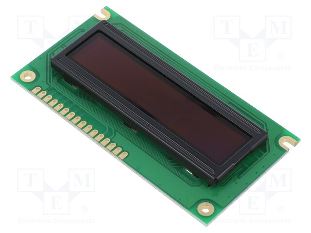 Display: OLED; graphical; 2.4"; 100x16; Dim: 84x44x10mm; blue; 5VDC