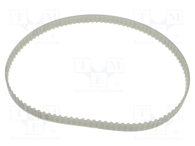 Timing belt; T5; W: 10mm; H: 2.2mm; Lw: 510mm; Tooth height: 1.2mm