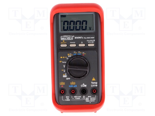 Digital multimeter; LCD (6000),with a backlit; 5x/s; True RMS