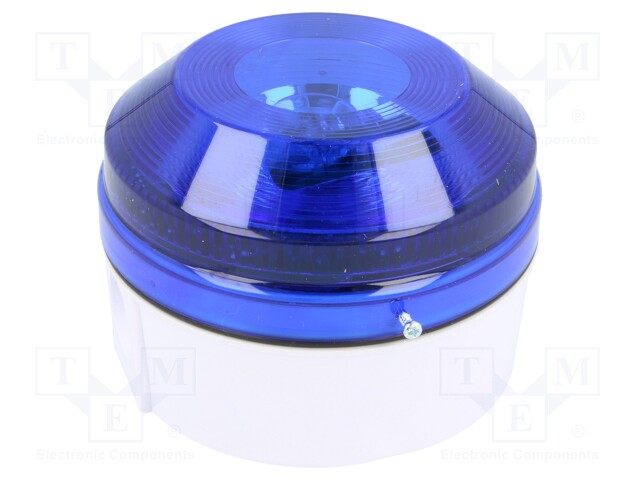 Signaller: lighting; flashing light; blue; Series: X195; IP65; 250g