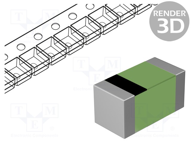 Inductor: film; SMD; 0201; 3nH; 600mA; 0.12Ω; 8000MHz; ±0,1nH