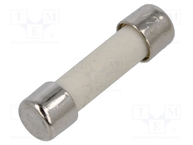 Fuse: fuse; ultra rapid; 8A; 250VAC; ceramic,cylindrical; 5x20mm