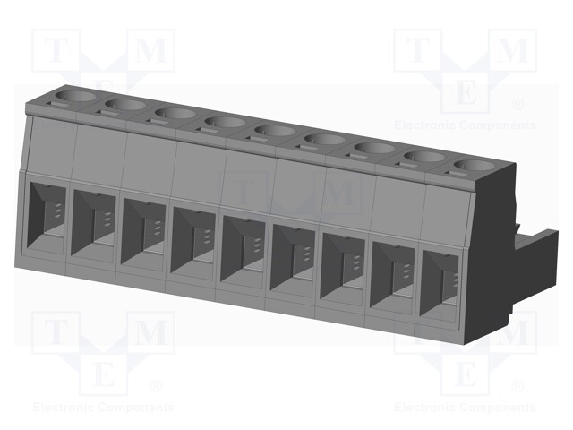 Connector: pluggable terminal block; plug; female; straight; grey