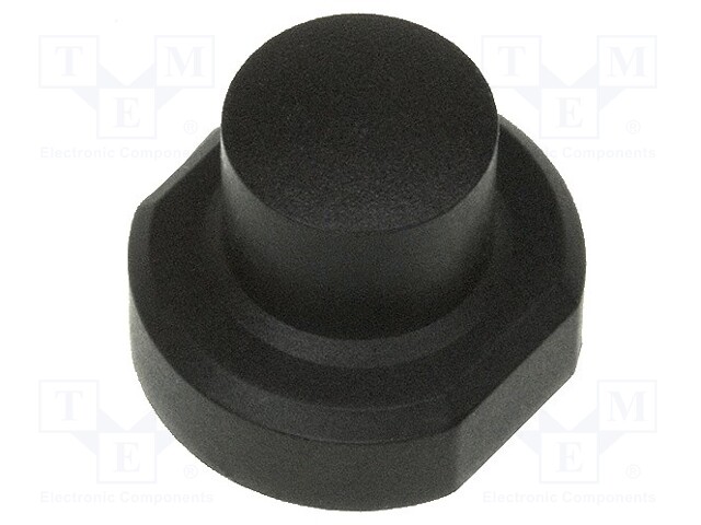 Button; round; black; Application: MEC1625006,MEC3FTH9