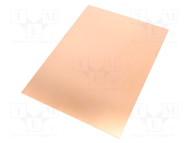 Laminate; FR4; 0.8mm; L: 297mm; W: 210mm; Coating: copper